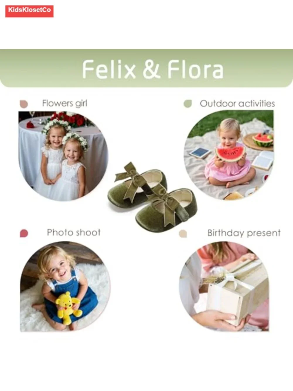 Soft Sole Baby Shoes Infant Girls Ballet Flats Mocc Rubber Sole Walking Crib